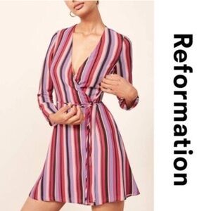 Reformation Gjelina Wrap Style Minidress-NWT